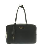 large Re-Nylon tote bag ラージナイロントートバッグ ハンド 三角プレート ロゴ 黒 ブラック 1BB131 /BB ■OH