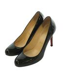 クリスチャンルブタン Christian louboutin パンプス ハイヒール ピンヒール エナメル 35 22.0cm 黒 ブラック /MI ■OS