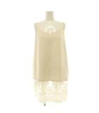 イエナ IENA 25AW Satin レース キャミソールワンピース アイボリー /ES ■OS