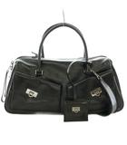 サルヴァトーレフェラガモ Salvatore Ferragamo 25FW HARLEY ハーレーバッグ ガンチーニ 2WAY ハンド ショルダー 羊革 レザー 黒 ブラック /BB ■OH