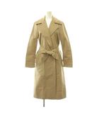 マディソンブルー MADISONBLUE BELTED TRENCH COAT トレンチコート スプリングコート シルク混 ロング 01 ベージュ /HS ■OS