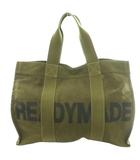 レディメイド READYMADE イージー トート バッグ EASY TOTE BAG ヴィンテージコットン ロゴプリント カーキ /SS ■OS ■SH