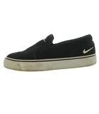 ナイキ NIKE トキ スリップ キャンバス TOKI SLIP CANVAS スリッポンスニーカー US6 23cm 黒 ブラック 白 ホワイト /SS ■OS