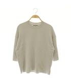 セオリーリュクス theory luxe 25SS LUREX KNIT RAMIELE ラメ 半袖ニット 38 グレー /MY ■OS