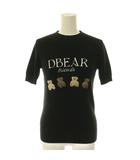 ダーリッチ Darich Dベアパイルニットトップス セーター 半袖 F ブラック /HK ■OS