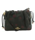 コーチ COACH フェイ ドローストリング バッグ・フローラル プリント ショルダーコーテッドキャンバス レザー 茶 ブラウン 黒 ブラック CCK85 /SS ■OS