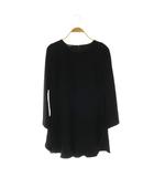 エスカーダ ESCADA チュニック ブラウス プルオーバー 長袖 38 黒 /HS ■OS