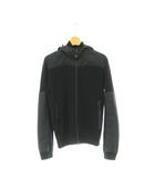 プラダ PRADA ナイロン ニット ジップアップパーカー ジャケット ブルゾン フーディ 44 紺 ネイビー /CX ■OS