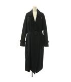 ミューズ ドゥーズィエム クラス MUSE de Deuxieme Classe 24SS GABARDINE TRENCH トレンチコート ロング 36 ネイビー /HK ■OS
