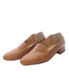 メゾンエウレカ MAISON EUREKA LOAFER SLIPPER ローファー スリッポン ローヒール レザー 36 ブラウン /YO22