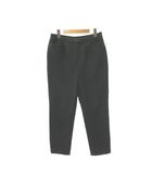 レリアン Leilian チェックパンツ テーパード ストレッチ 11 グレー /CX ■OS
