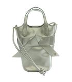 ランバンオンブルー LANVIN en Bleu リュバン 2WAYバッグ ハンド ショルダー シルバーカラー /SS ■OS