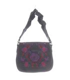 アナスイ ANNA SUI デニム刺繍バッグ ショルダーバッグ グレー /SR