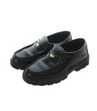 カミナンド caminando コインローファー モカシン シューズ 7 黒 ブラック レザー /RI ■OS