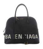 バレンシアガ BALENCIAGA ヴィル トップハンドルバッグ M ショルダーバッグ 2way レザー 南京錠付き ブラック 518801 /YO32 ■OH