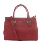 フルラ FURLA ハンドバッグ ショルダーバッグ 2way レザー レッド /YO17