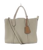 トリーバーチ TORY BURCH ペリー スモール トートバッグ ショルダーバッグ 2way レザー ホワイト /YO33