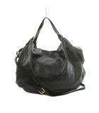 ジャンニキャリーニ GUM gianni chiarini 2WAYバッグ ハンドバッグ ショルダーバッグ レザー 黒 ブラック /MI ■OS