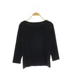 フォクシー FOXEY Knit Top レーヨンニット カットソー 長袖 38 ネイビー 39956 /DO ■OS
