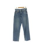 レッドカード RED CARD カットオフストレートデニムパンツ ジーンズ ダメージ加工 23 ブルー 722551 /CX ■OS