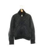 マディソンブルー MADISONBLUE ZIP BS QUILTING キルティングブルゾン ナイロン ジャケット ジップアップ 中綿 アウター 01 黒 ブラック /HS ■OS