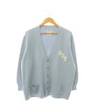 マディソンブルー MADISONBLUE BIG CARDIGAN COTTON カーディガン ニット 長袖 S ライトブルー /HK ■OS