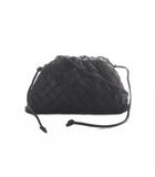 ボッテガヴェネタ BOTTEGA VENETA イントレチャートミニザポーチ ショルダーバッグ 黒 ブラック レザー 本革 585852 /RI ■OS ■OH