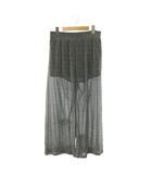 マルタンマルジェラ Martin Margiela MM6 S52KA0135 ワイドラメパンツ イージー M ブラック シルバー色 /HK ■OS