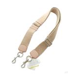 マークジェイコブス MARC JACOBS THE STRAP ショルダーストラップ ヘリンボーン柄 ピンク ベージュ /MI ■OS