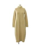 セオリーリュクス theory luxe BRUSHED CLOUD JIDA ニットワンピース ロング カシミヤ混 38 ベージュ /HK ■OS