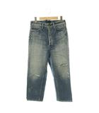 マディソンブルー MADISONBLUE CRASHED SAROUEL PT DENIM デニムパンツ ジーンズ テーパード ボタンフライ 000 インディゴ /HK ■OS ■SH