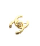 シャネル CHANEL ココマーク ターンロック ブローチ ゴールド色 97P /SR ■OH