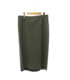 マディソンブルー MADISONBLUE LOW WAIST STRAIGHT SK W TROPICAL スカート タイト ロング ウール S グレー MB231-6019 /DO ■OS