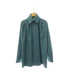 リムアーク rim.ark 26SS High collar classic blouse ブラウス シャツ 長袖 前開き F ブルー /NR ■OS
