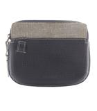 ロエベ LOEWE レザー ポーチ ロゴ 紺 ネイビー /SR ■OH
