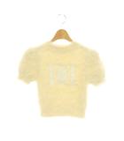 ダーリッチ Darich 24AW ファンシーヤーンニットトップス セーター 半袖 F オフホワイト /DO ■OS