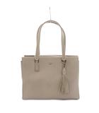 ケイトスペード KATE SPADE トートバッグ レザー グレージュ /MI ■OS