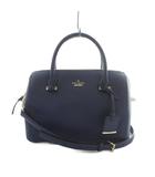 ケイトスペード KATE SPADE 2WAY ハンドバッグ ショルダーバッグ レザー 紺 ネイビー /MI ■OS