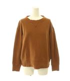 マーガレットハウエル MARGARET HOWELL LIGHT LOOPBACK COTTONスウェット トレーナー 長袖 プルオーバー 2 ブラウン /MY ■OS