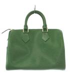 ルイヴィトン LOUIS VUITTON エピ スピーディ25 ハンドバッグ ミニボストン LVロゴ レザー ワンカラー ボルネオグリーン M43014 /BB ■OH