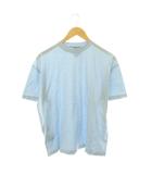 プラダ PRADA 25年 3556B オーバーサイズ Tシャツ カットソー 半袖 XS ライトブルー /ES ■OS ■SH