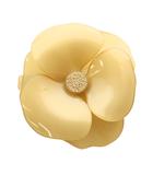 アレクサンドルドゥパリ Alexandre De Paris CAMELIA カメリア バレッタ ヘアアクセサリー 椿モチーフ ワンカラー ベージュ /BB
