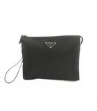 プラダ PRADA クラッチポーチナイロンセカンドバッグ TU 黒 ブラック 2NE789 /MI ■OS ■OH ■AD