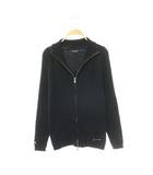 ポロジーンズ ラルフローレン POLO JEANS ドライバーズニット ジャケット ジップアップ M ブラック /HK ■OS