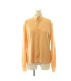 エスカーダ ESCADA アンサンブル カーディガン ノースリーブニット カシミヤ 36 38 オレンジ /CX ■OS