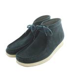 クラークス clarks Aerial Boot ワラビーブーツ レースアップ スエード US7 24.0-24.5cm ダークグリーン 26111464 /MI ■OS