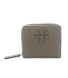 トリーバーチ TORY BURCH McGraw Bi-Fold Wallet 二つ折り財布 ラウンドファスナー レザー モカブラウン /MI ■OS