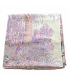 エルメス HERMES 24AW カレジェアン140 AllOrto Botanico di Palermo パレルモの植物園にて 大判スカーフ カシミヤ シルク混 総柄 マルチカラー /BB ■OH