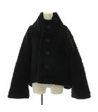 コグ ザ ビッグスモーク COGTHEBIGSMOKE MILAN STAND COLLAR BLOUSON ブルゾン ジャケット アウター ロゴボタン 黒 ブラック /CX ■OS