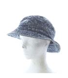 シュプリーム SUPREME Warp Jacquard Logos Denim Crusher バケットハット ハット デニム ロゴ 水色 ライトブルー /RI ■OS